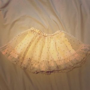 NWT Mayoral tutu skirt size 3T w glitter dots